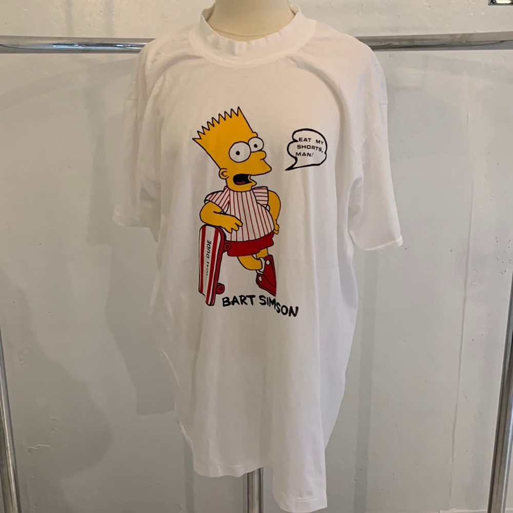 Vintage 90’s NWOT Bart Simpson Radical Dude "Eat My Shorts, Man!" T-Shirt